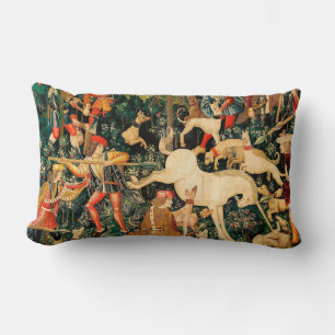 Unicorn Tapestries försvarar Hunt Lumbarkudde