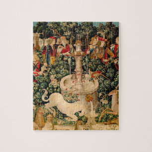 Unicorn Tapestries hittade Legend Mythical Pussel