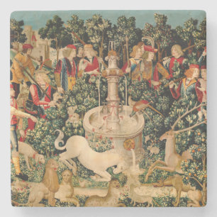 Unicorn Tapestries hittade Legend Mythical Stenunderlägg