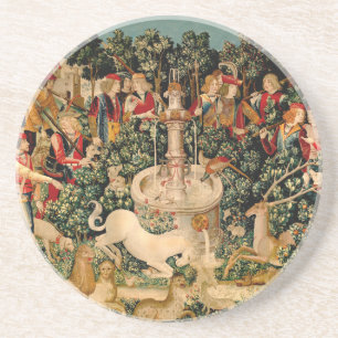 Unicorn Tapestries hittade Legend Mythical Underlägg