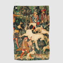Unicorn Tapestries Medieval Classic försvarar Hunt
