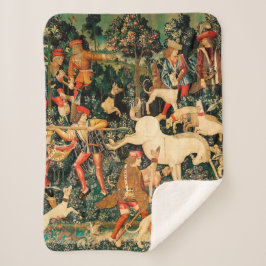 Unicorn Tapestries Medieval Classic försvarar Hunt