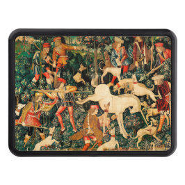 Unicorn Tapestries Medieval Classic försvarar Hunt Dragkroksskydd