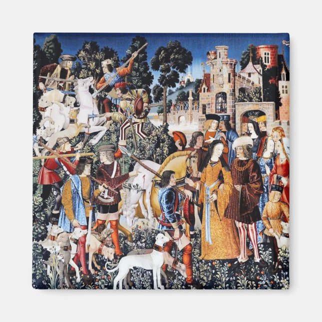 Unicorn Tapestry #6 magnet (Framsidan)