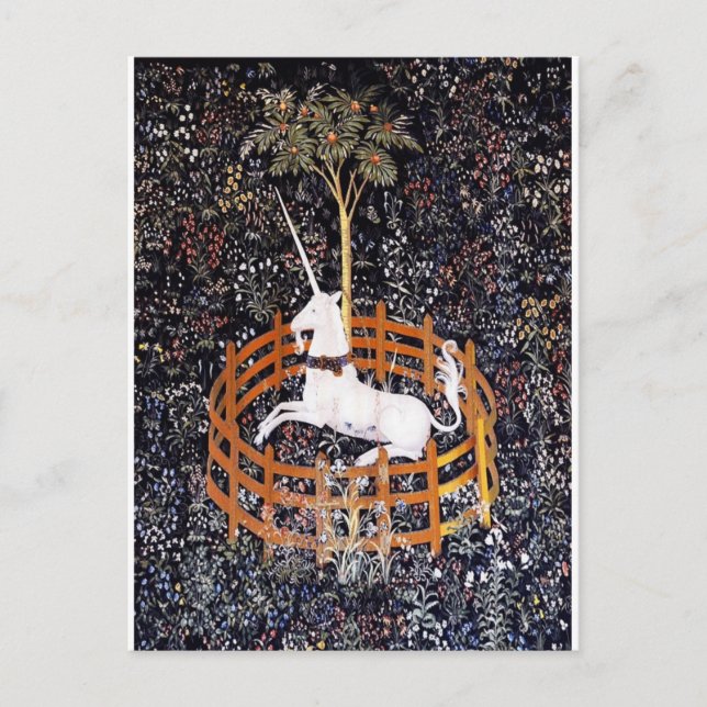 Unicorn Tapestry #7-vykort Vykort (Framsida)