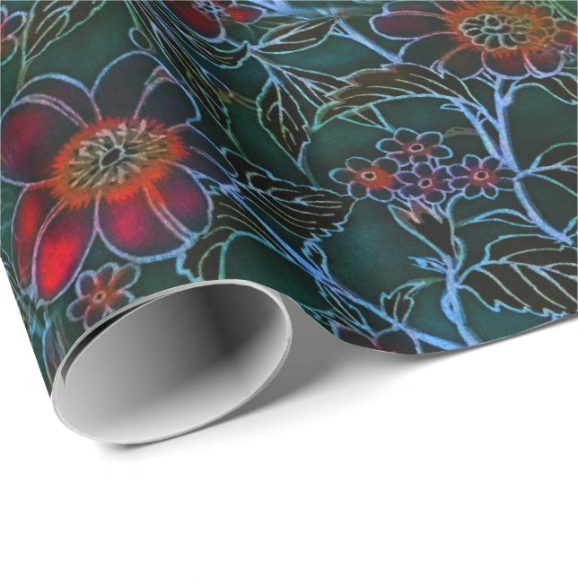 Unicorn Tapestry Presentpapper (Rullad Hörn)