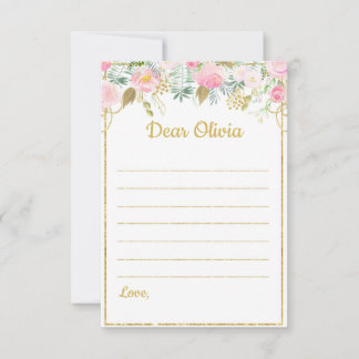 Unicorn-tematid - kapsel Note Anteckningskort