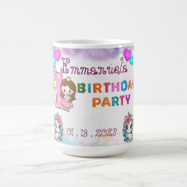 Unicorn-Thated 1st Birthday Party Mugg Souvenir