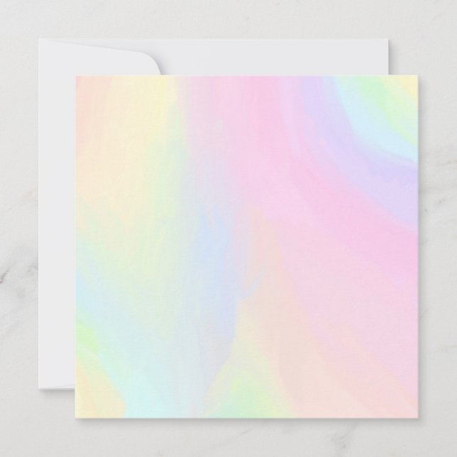 Unicorn Things 1 Inbjudningar (Framsida)