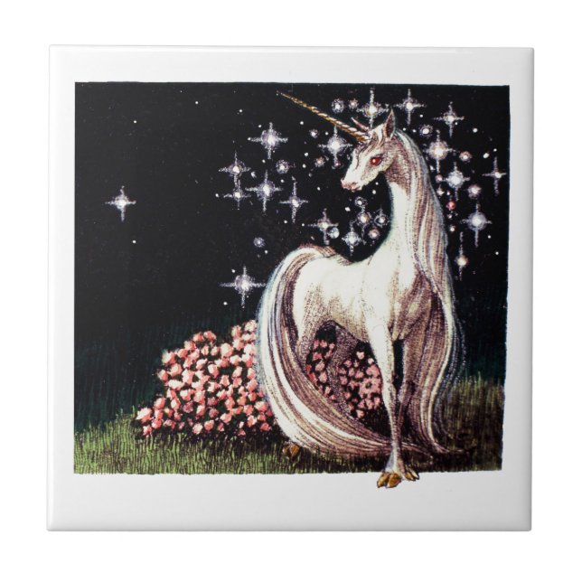 Unicorn Tile Kakelplatta (Framsidan)