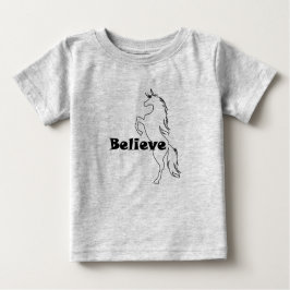 Unicorn Tro Design - Baby Bra Jersey T-Shirt
