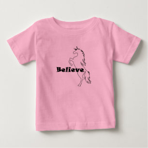 Unicorn Tro Design - Baby Bra Jersey T-Shirt
