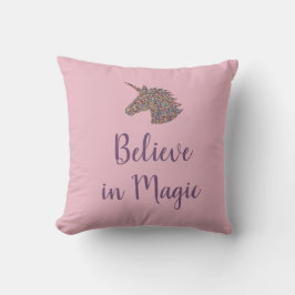 Unicorn Tro på Magic Rainbow Sprinkles Kudde