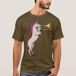 Unicorn Trombone T Shirt