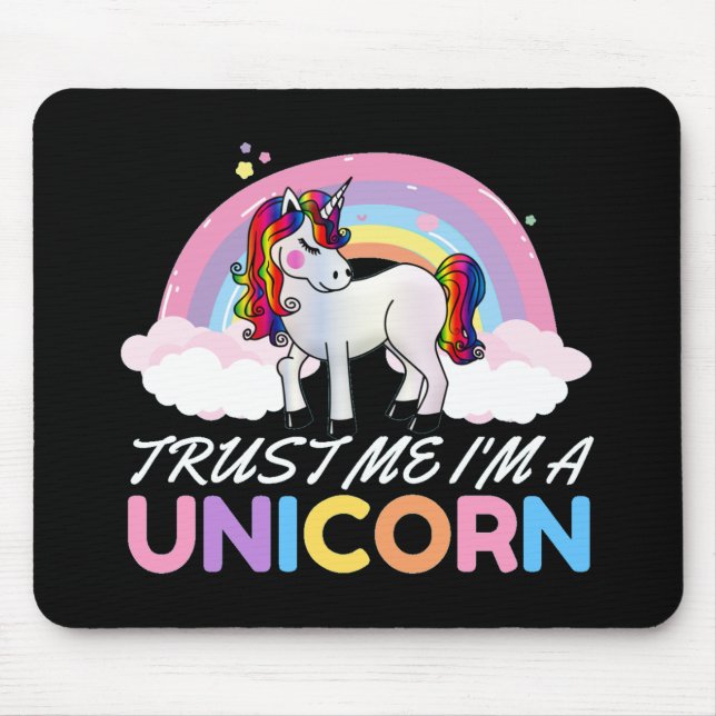 Unicorn Trust Jag är Unicorn Musmatta (Framsidan)