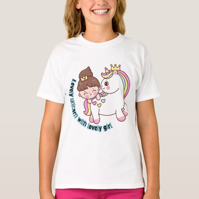 Unicorn-tshirt T Shirt (Framsida)