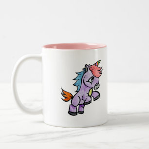 Unicorn Två-Tonad Mugg