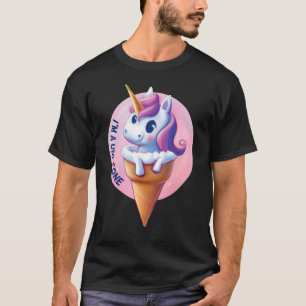 Unicorn Unicone Ice Cream Pun Cute Animal Sweet C T Shirt