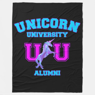 Unicorn Universiteten Fleecefilt