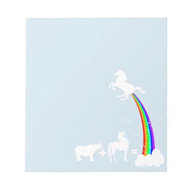 Unicorn ursprung anteckningsblock (Framsida)