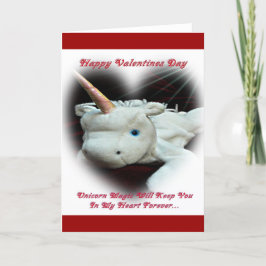 Unicorn-Valentineser Helgkort