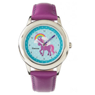 Unicorn * Välj bakgrund färg Armbandsur