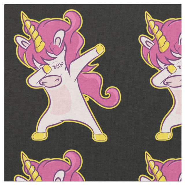 Unicorn-väv! Tyg (Närbild)
