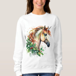 Unicorn vid jul t shirt