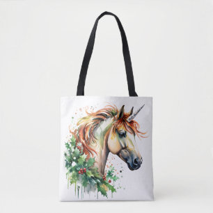 Unicorn vid jul tygkasse