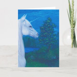 Unicorn vid sjön kort