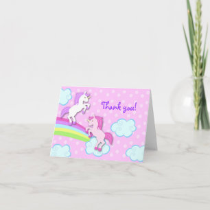 Unicorn vikt tackkortkort tack kort
