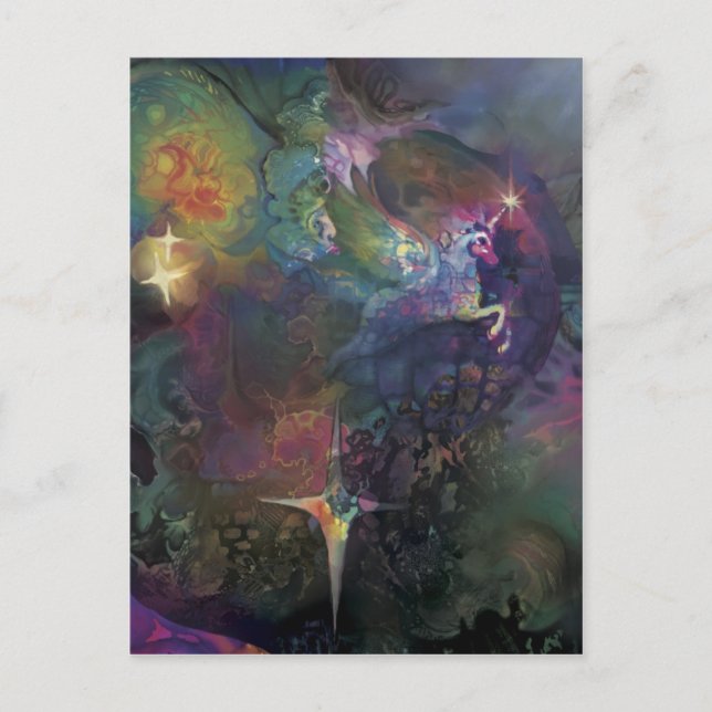 Unicorn*** Vykort (Framsida)