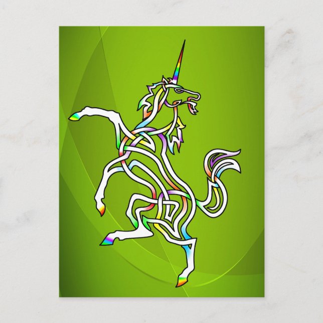 Unicorn Vykort (Framsida)