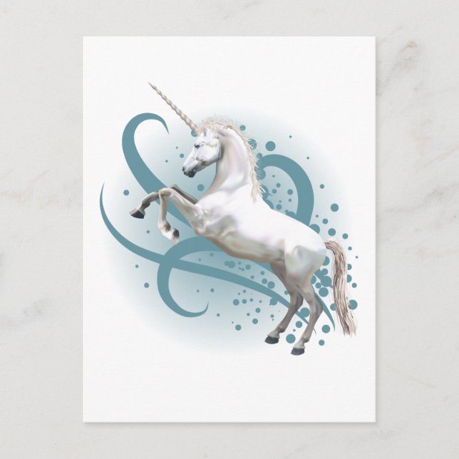 Unicorn Vykort (Framsida)