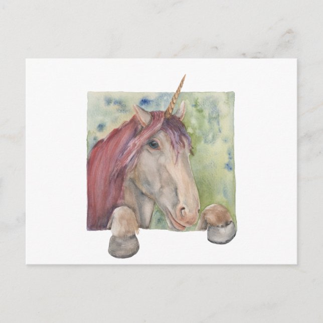 Unicorn Vykort (Framsida)