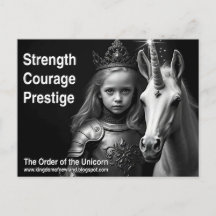 Unicorn-vykort