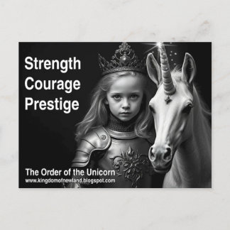 Unicorn-vykort Vykort
