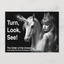 Unicorn-vykort