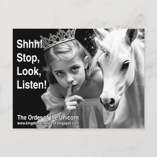 Unicorn-vykort Vykort