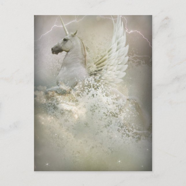 Unicorn-vykort Vykort (Framsida)