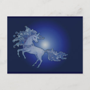 Unicorn-vykort Vykort