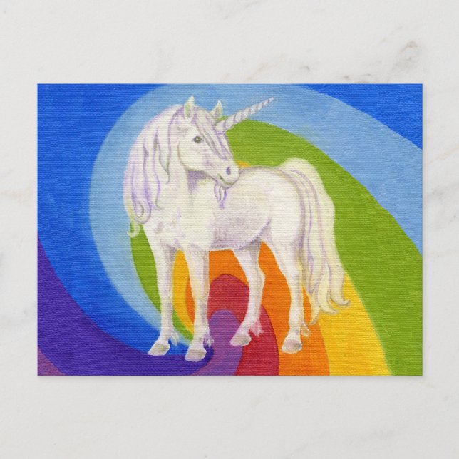 Unicorn-vykort Vykort (Framsida)