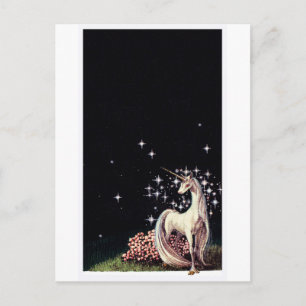 Unicorn-vykort Vykort
