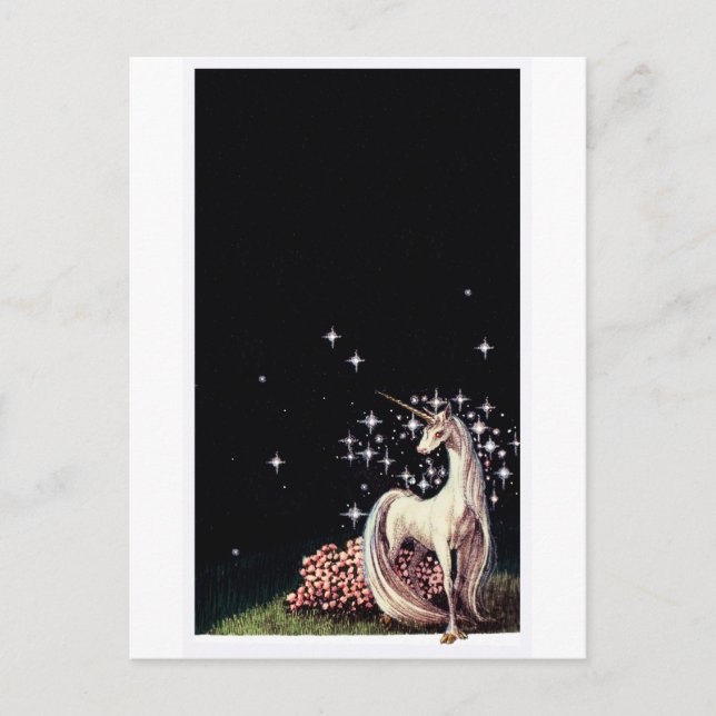 Unicorn-vykort Vykort (Framsida)