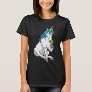 Unicorn Waffle glass T Shirt
