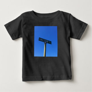 Unicorn Way St. Baby Tee Shirt