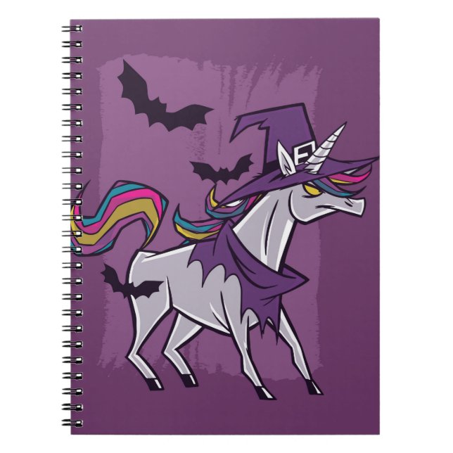 Unicorn Witch Anteckningsbok (Framsidan)