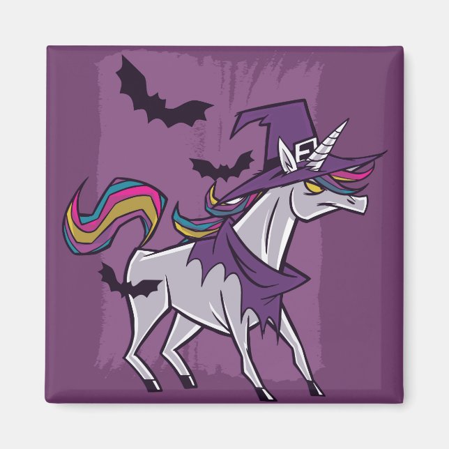 Unicorn Witch Magnet (Framsidan)