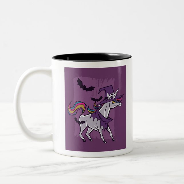 Unicorn Witch Två-Tonad Mugg (Vänster)