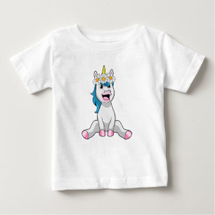 Unicorn with Flowers Daisy T Shirt